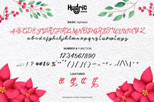 Lily Of Holly Calligraphy Font 3