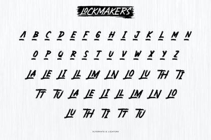 Lockmakers Brush Font 6