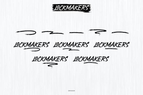 Lockmakers Brush Font 8