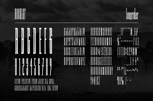 Long Rider Slab Serif Font 2