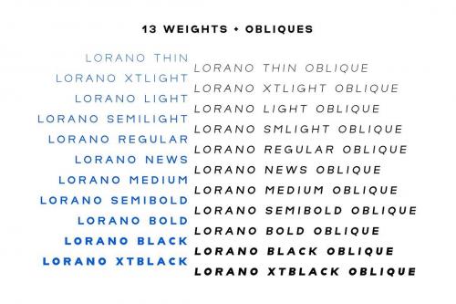 Lorano Typeface 3