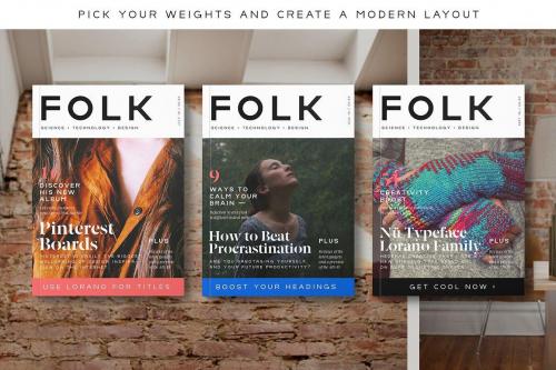 Lorano Typeface 4