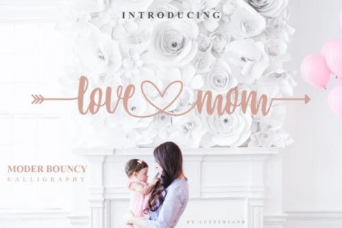 Love Mom Font 1