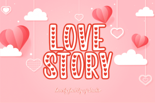 Love Story Font 1