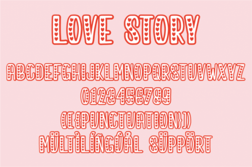Love Story Font 7