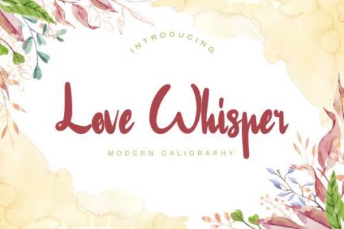 Love Whisper Font 1