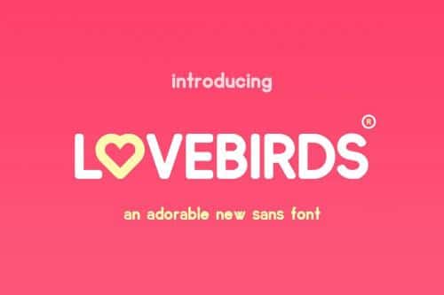 Lovebirds Sans Font 1