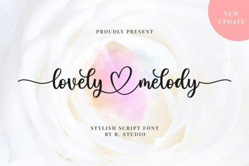 Lovely Melody Calligraphy Font