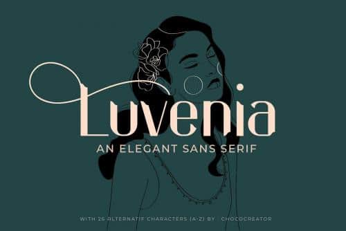 Luvenia Sans Serif Font 1