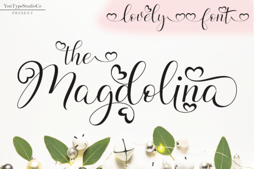 Magdolina Calligraphy Font 1