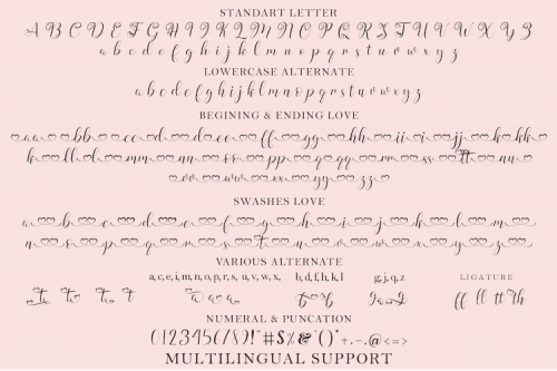 Magdolina Calligraphy Font 8