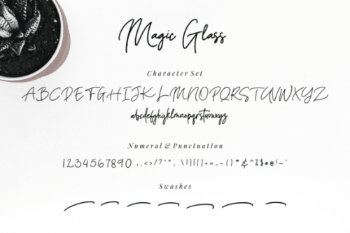 Magic Glass Handwritten Font 12