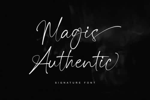 Magis Authentic Handwritten Font 1