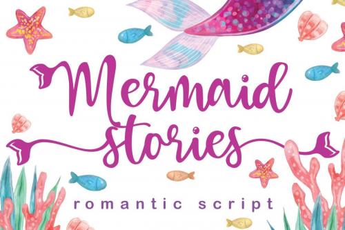 Mermaid Stories Font 1