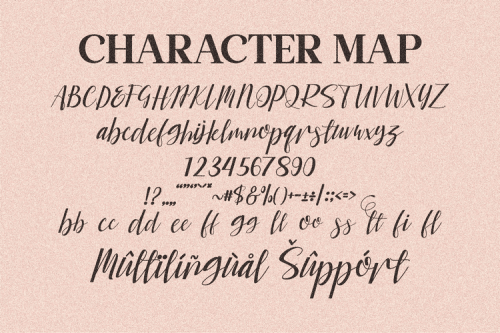 Mikailla Calligraphy Font 17