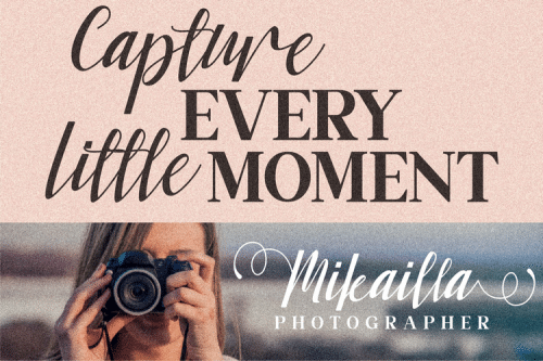 Mikailla Calligraphy Font 5