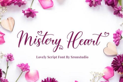 Mistery Heart Calligraphy Font