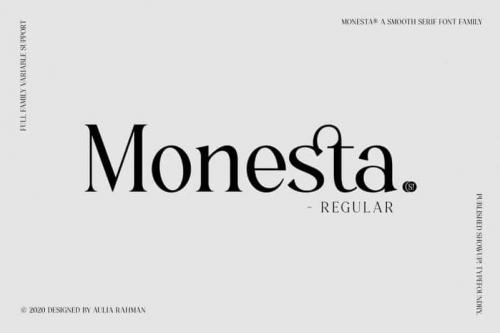 Monesta – Serif Font