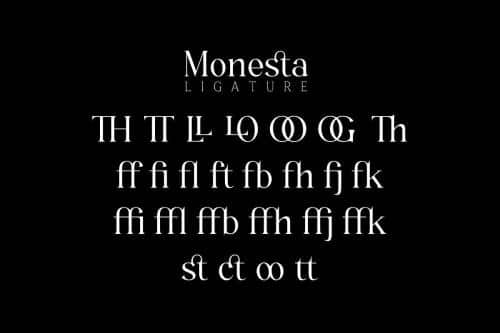 Monesta – Serif Font 13