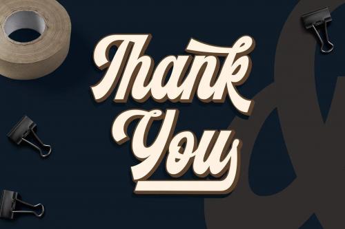 Monthelo Vintage Font 10