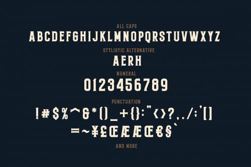 Monthelo Vintage Font 8