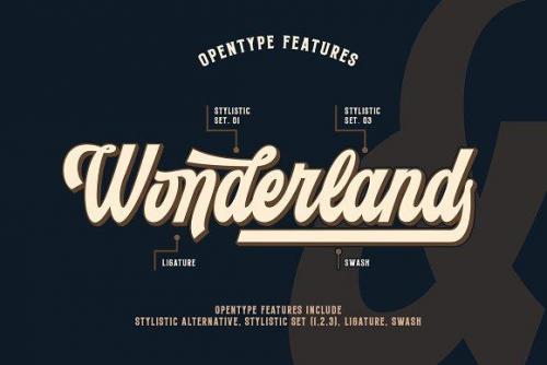 Monthelo Vintage Font  3