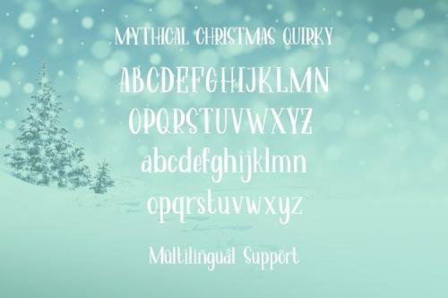 Mythical Christmas Font  3
