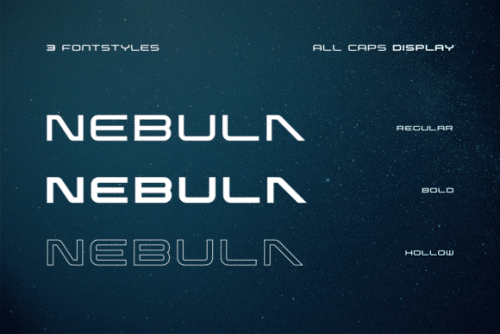 Nebula Font 3