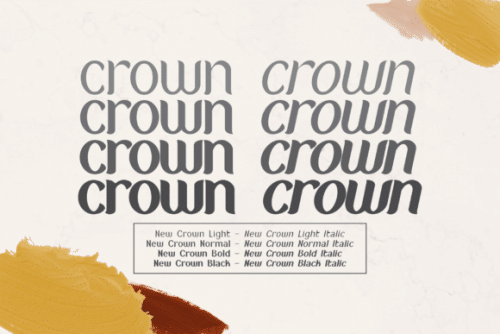 New Crown Sans Serif Font 2