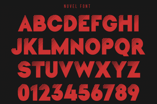 Nuvel Modern Sans Serif Font 6