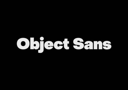 Object Sans Font Family 1
