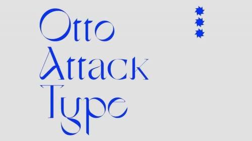 Otto Attack Type Display Font 1