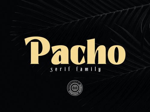 Pacho – Serif Font Family 1