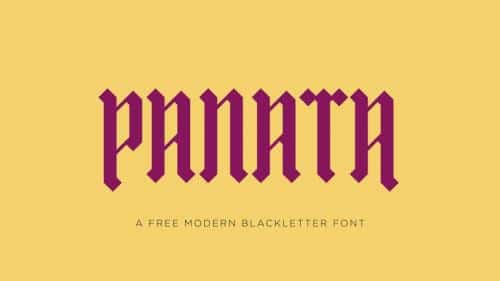 Panata Blackletter Font 1