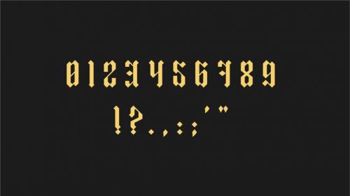 Panata Blackletter Font 4