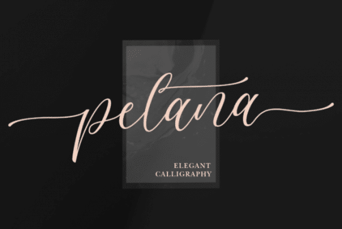 Pelana Calligraphy Font 1