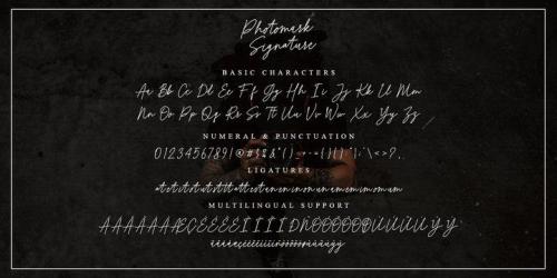 Photomark Signature Font 9