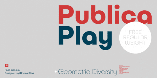 Publica Play Font Family 1