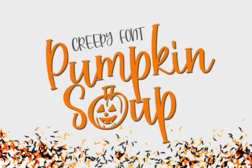 Pumpkin Soup Font 1