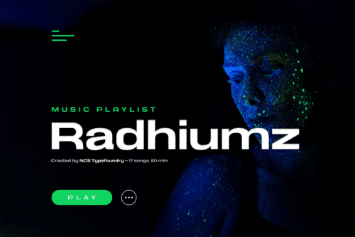 Radhiumz Sans Serif Font 3