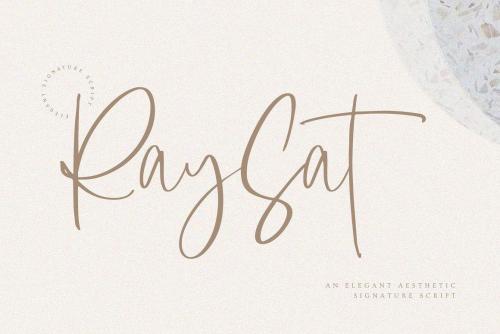 Raysat Elegant Signature Font 1