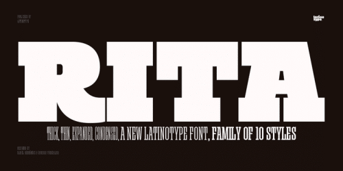 Rita Font Family 1
