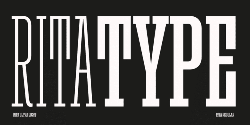 Rita Font Family 9