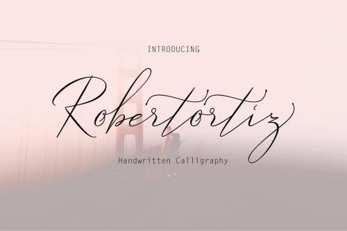 Robertortiz Signature Font