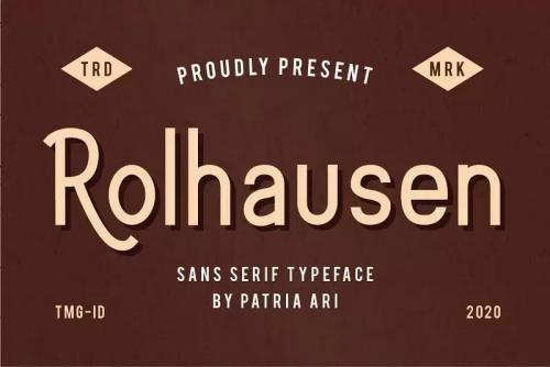 Rolhausen Sans Serif Font 1