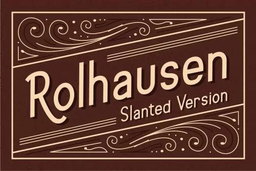 Rolhausen Sans Serif Font 3