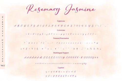 Rosemary Jasmine Font  5