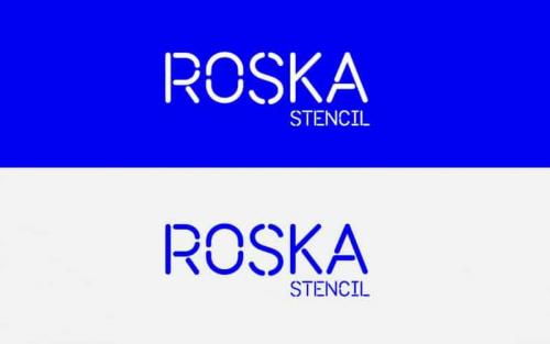 Roska – Stencil Font 1