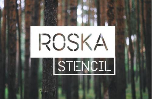 Roska – Stencil Font 2