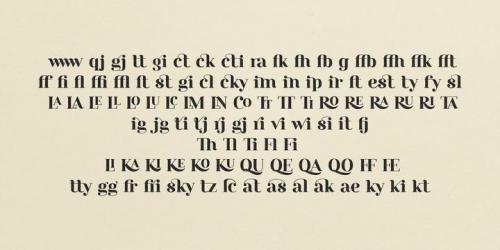 Rosmatika Serif Font Family 5